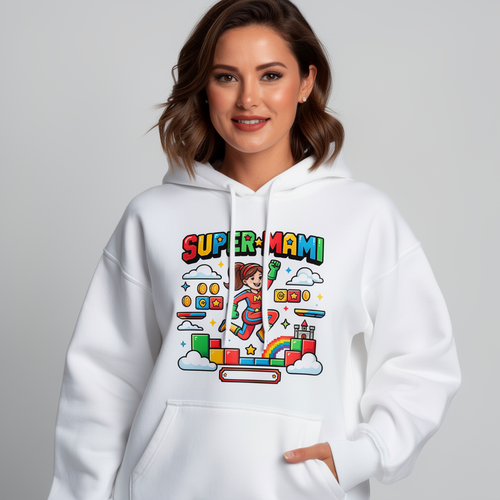 Super Mami Hoodie – mit deinem Namen